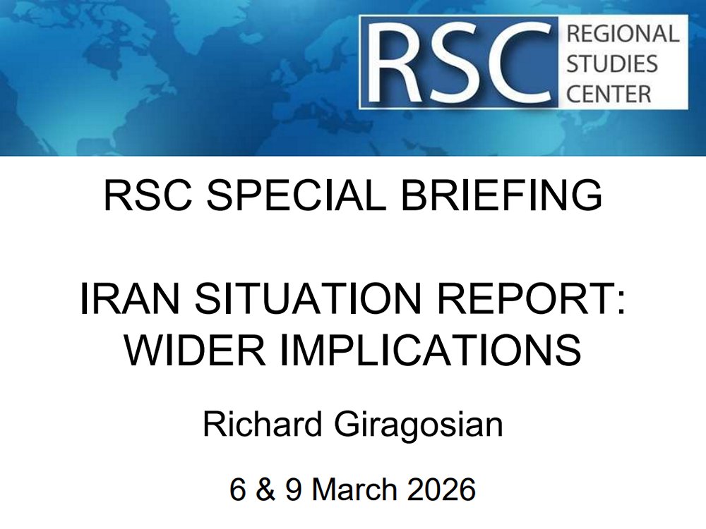 RSC SPECIAL BRIEFINGS ON WAR ON IRAN